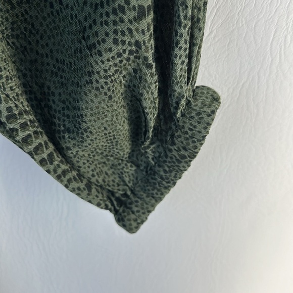 Karyn Seo Snake Print Long Sleeve Tiered Maxi Dress - Picture 4 of 12